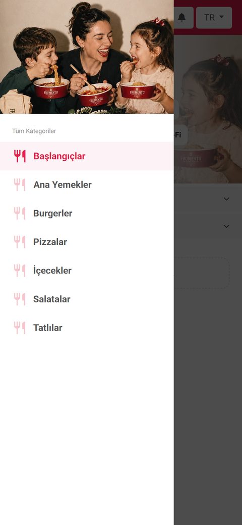 Modern teması, demo menüde
